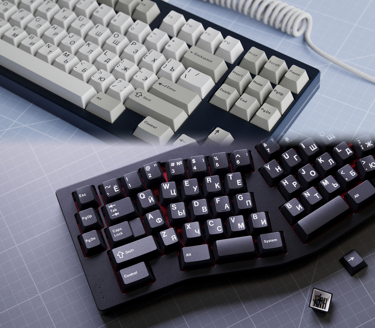 GMK CYL Cyrillic WoB & Beige – Oblotzky Industries