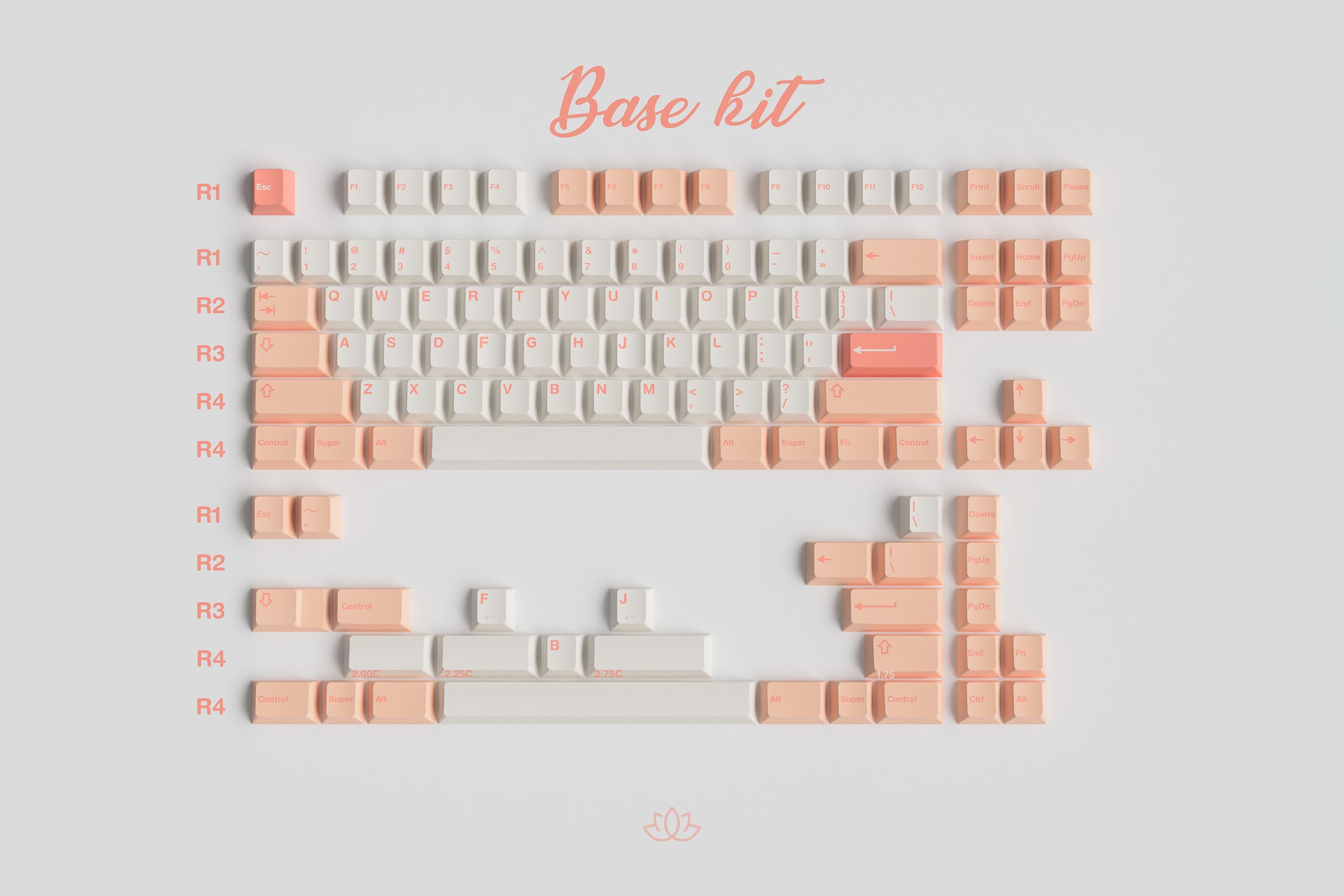 GMK CYL Peaches'n'Cream Lite