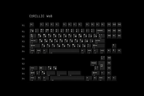 GMK CYL Cyrillic WoB & Beige