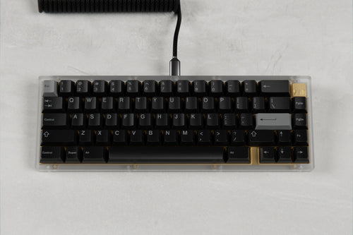 GMK CYL Grey on Black