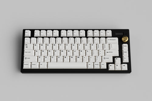 GMK CYL Classic Black on White