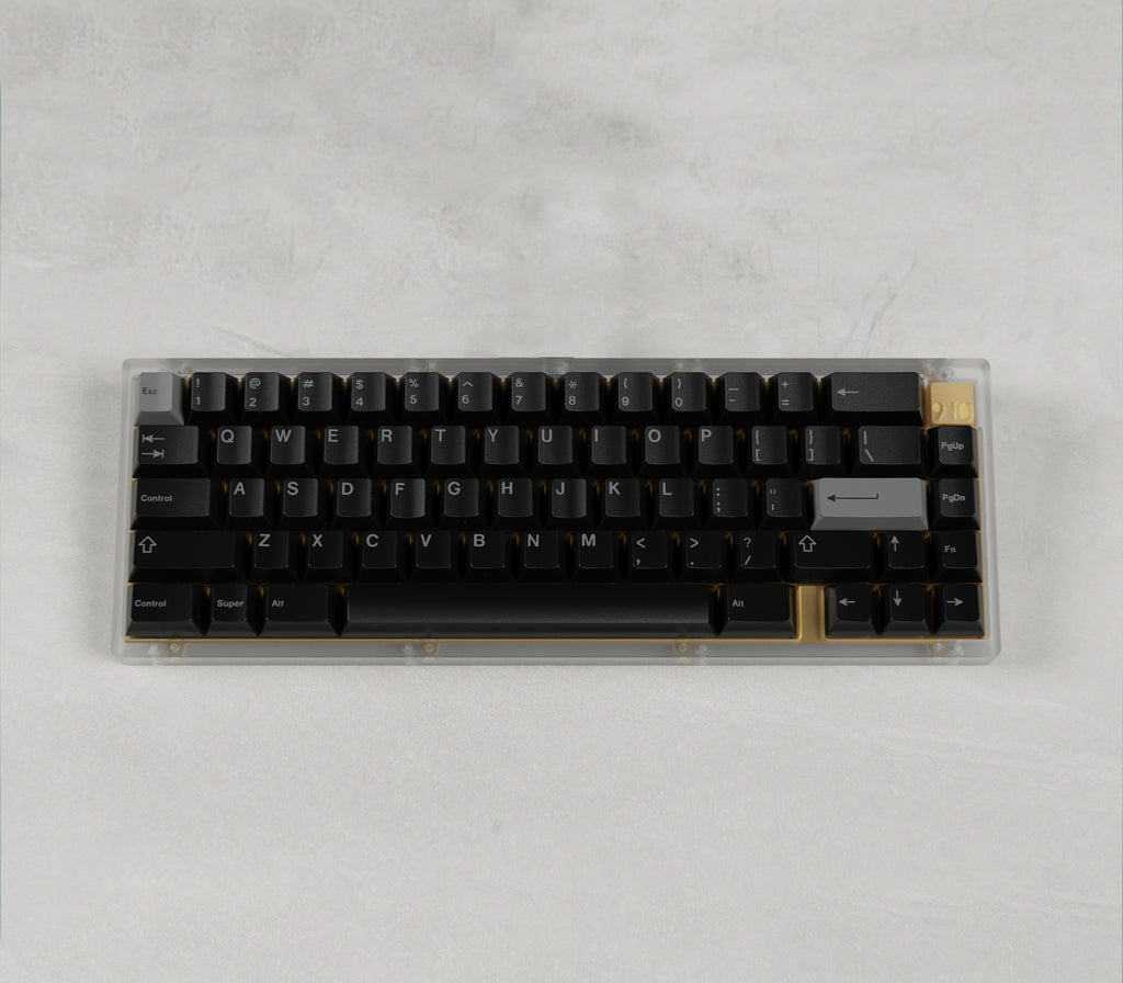 GMK CYL Grey on Black